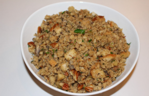 Vegan Stuffing with Apples and Pecans Recipe