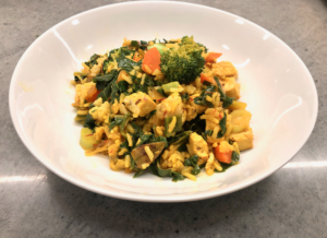 Vegetable Paella with Tofu Recipe