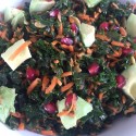 Image for Recipe: Wilted Kale Salad with Pepitas and Lemon Dressing