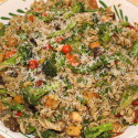 Image for Recipe: Pasta Primavera ala Pesto with Sundried Tomatoes and Tofu