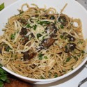 Image for Recipe: Spaghetti Carbonara ala Portobello Mushrooms