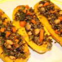 Image for Stuffed Delicata with Vegetables and Wild Rice