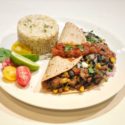 Image for Chipotle Tempeh with Black Beans and Vegetable Burrito