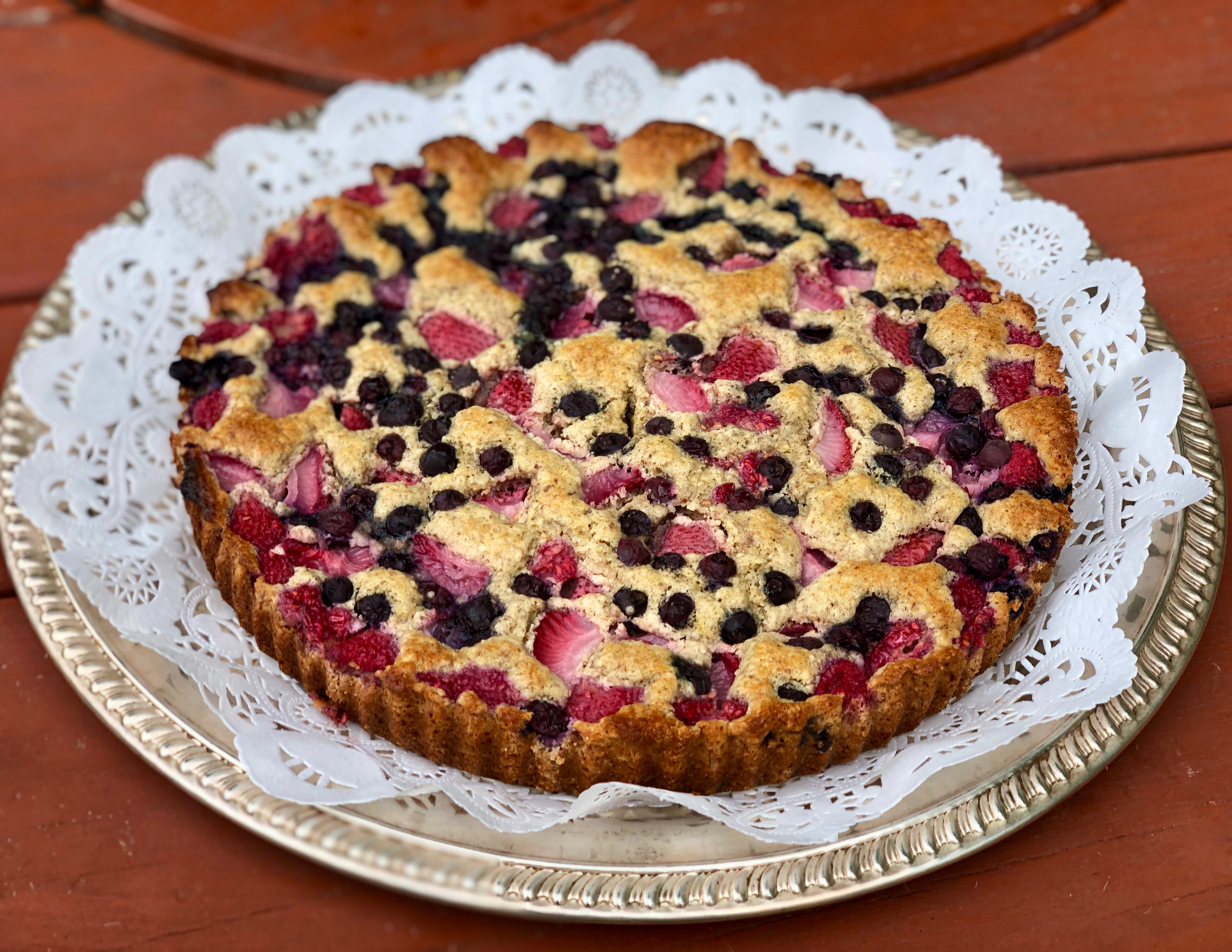 Image for Mixed Berry Torte – Vegan & GF