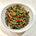 Image for Szechuan Seitan with Portobello Mushrooms and Green Beans